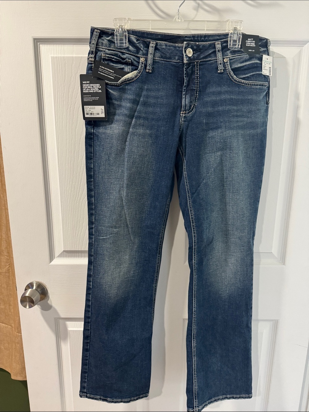 Silver Jeans Women's Dark Blue Boot Cut Jeans